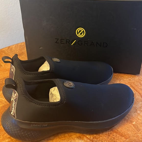 NIB Cole Haan | Black Zerogrand Changepace Slip-On Sneaker   ZL618 - Picture 3 of 16
